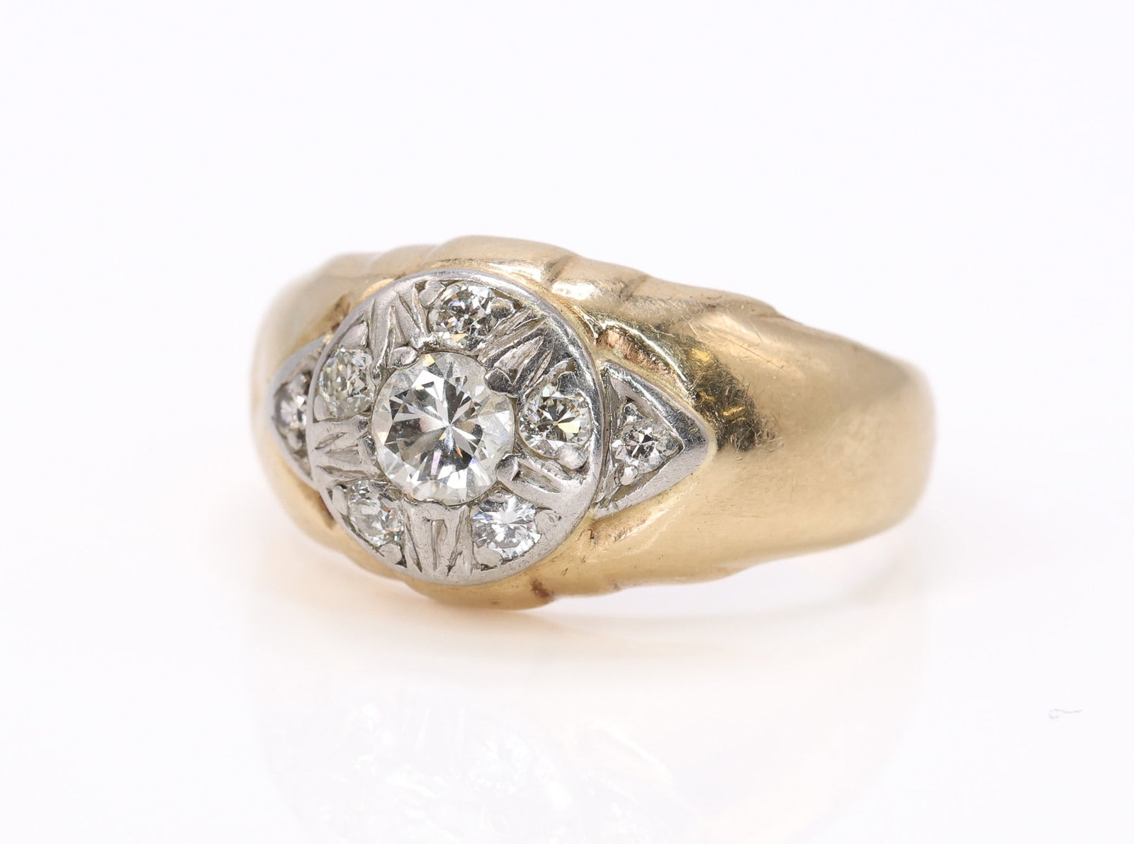 14k YG Diamond Ring (1 of 5)
