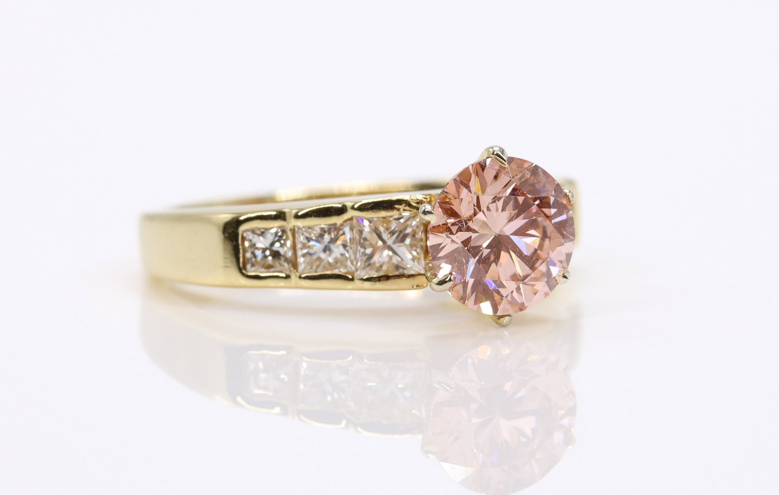 14k YG Diamond Ring, 1 carat (1 of 8)