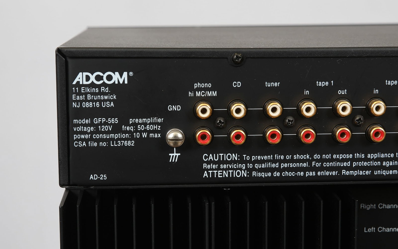 ADCOM Pre-Amp and Amplifier - 11