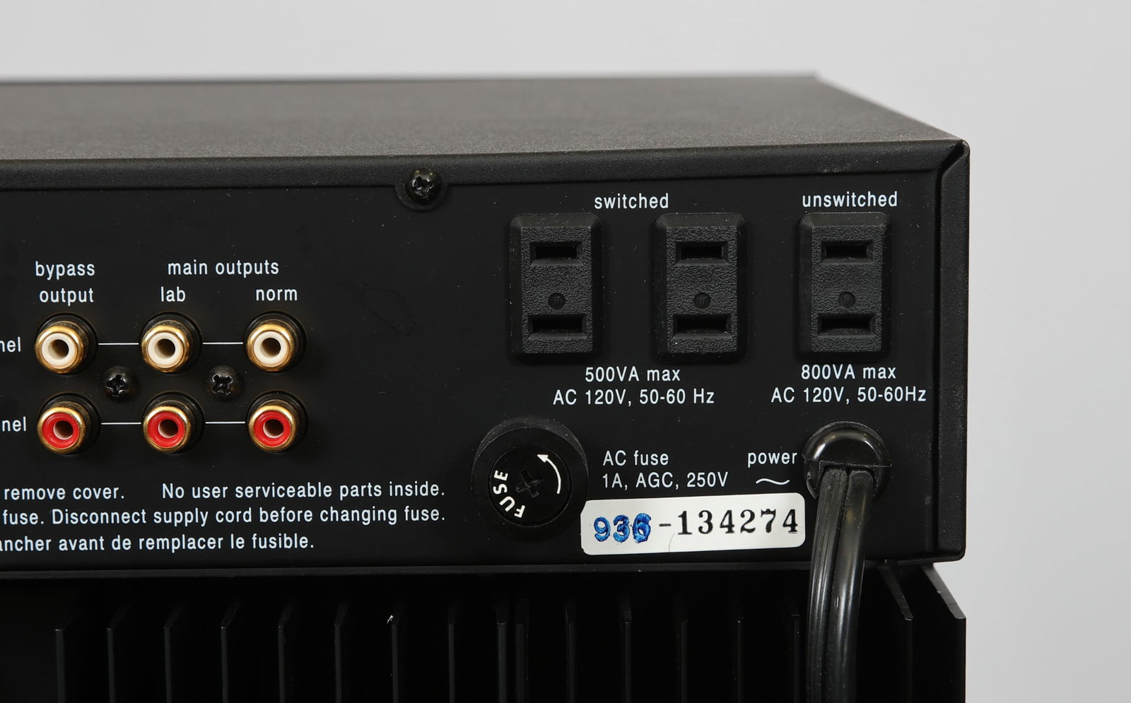 ADCOM Pre-Amp and Amplifier - 12