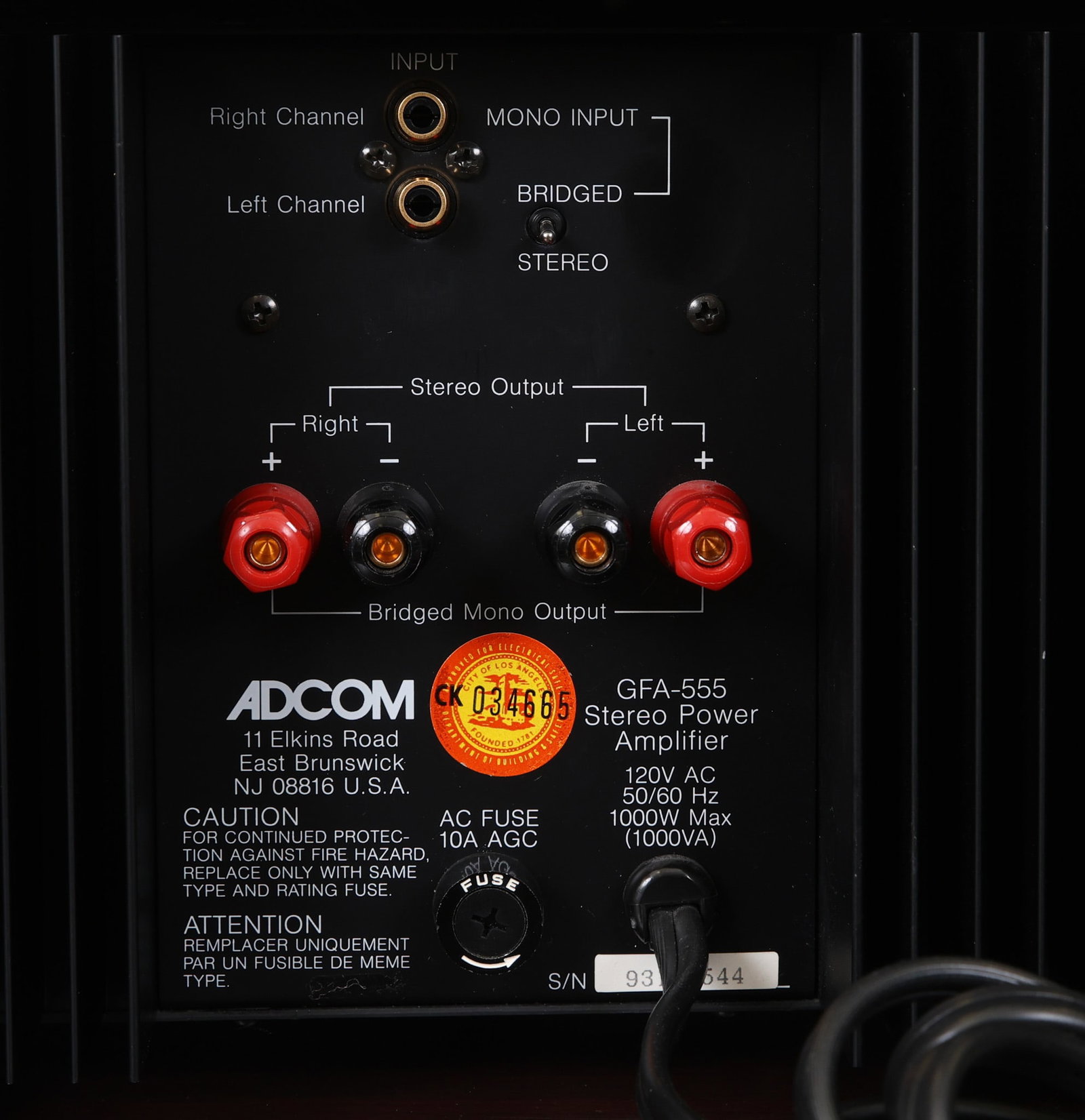 ADCOM Pre-Amp and Amplifier - 13