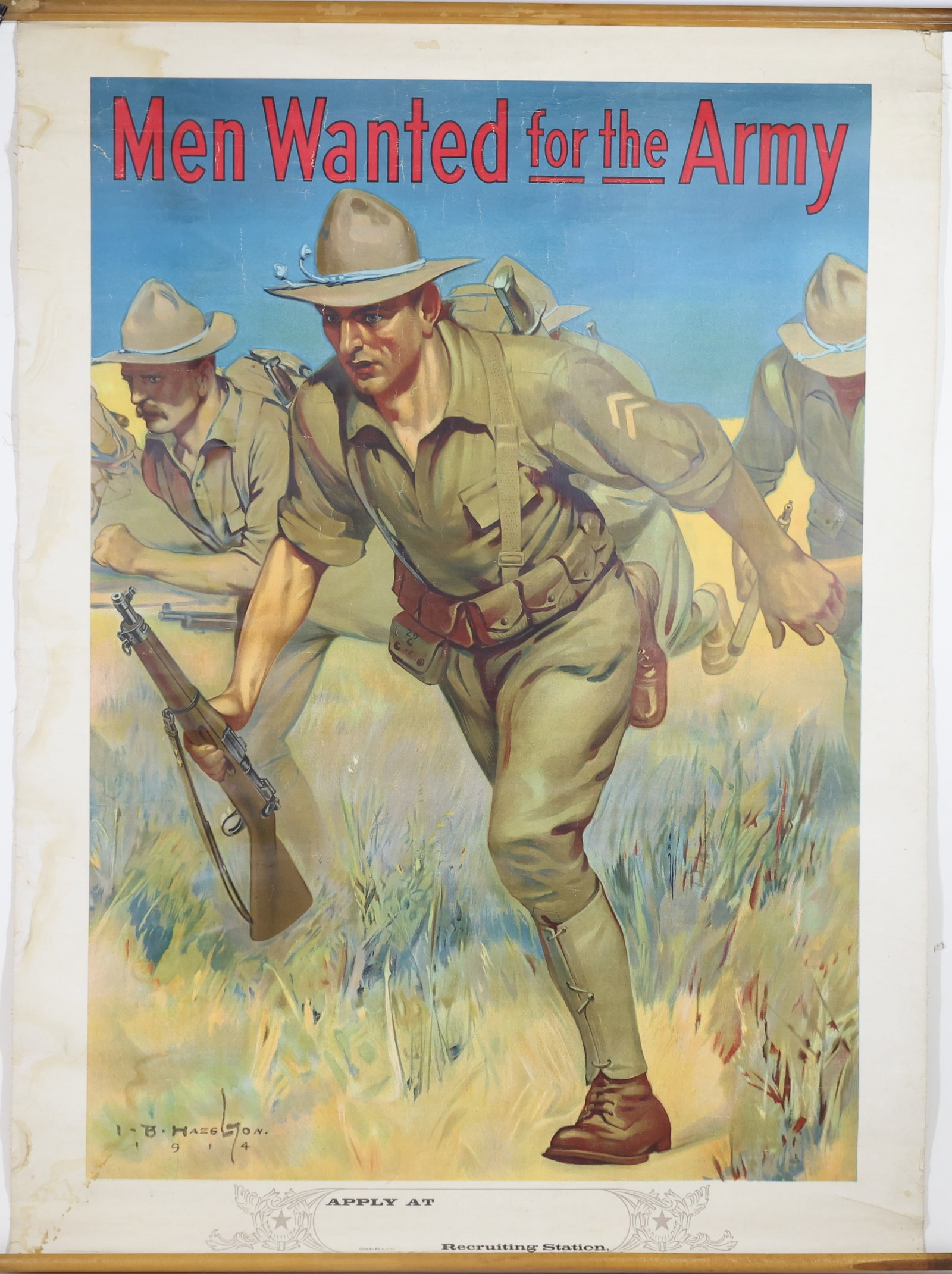 Pre-World War I US Army Recruiting Poster (1 of 6)