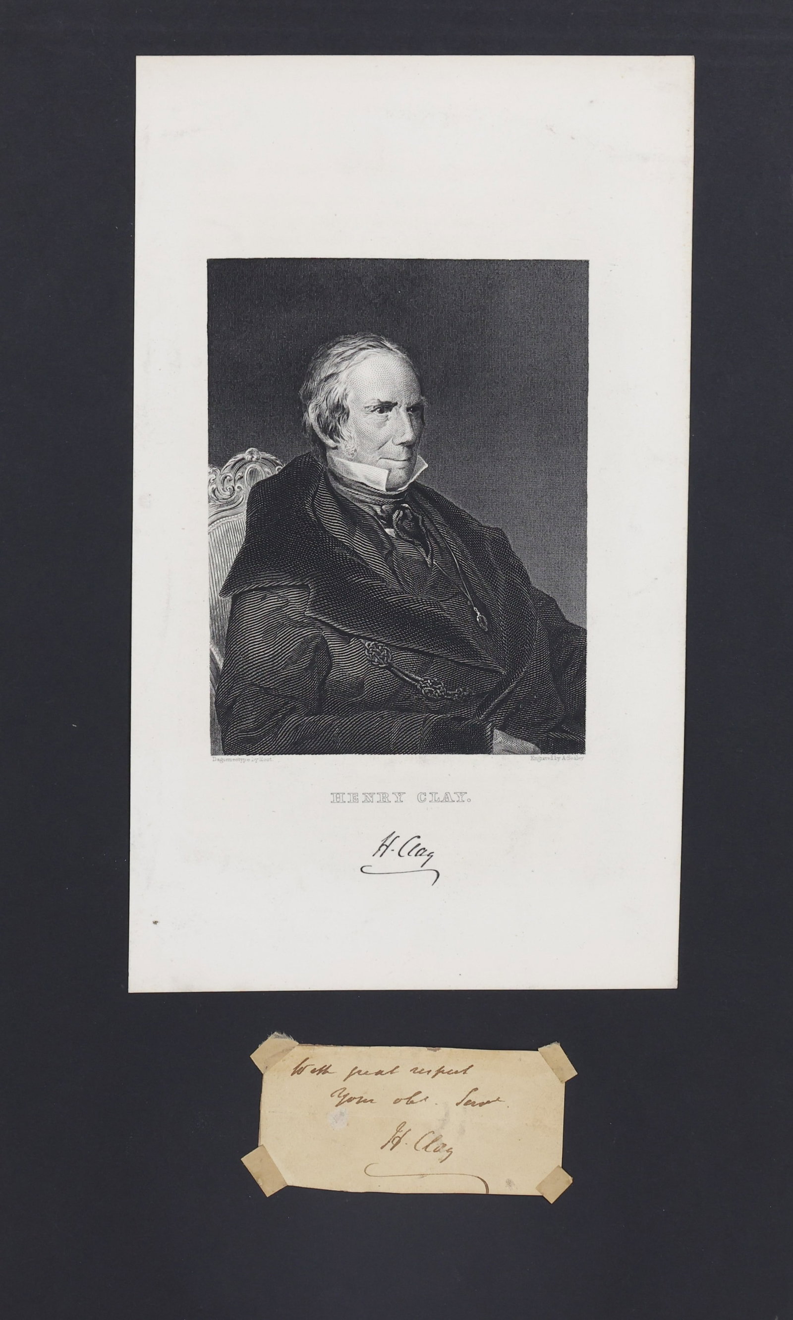 Autograph of Politician Henry Clay (1 of 4)