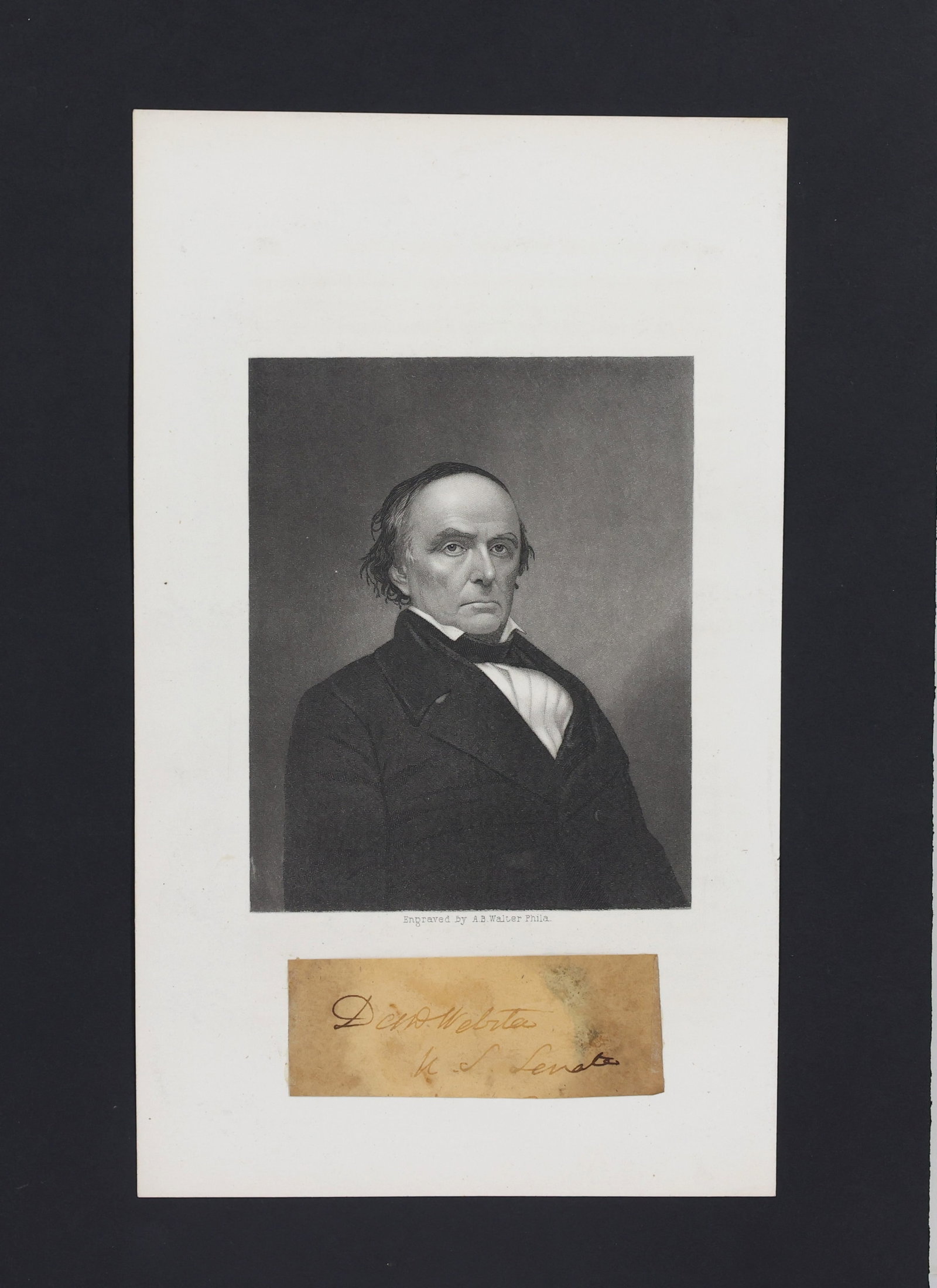 Autograph of Politician Daniel Webster (1 of 4)