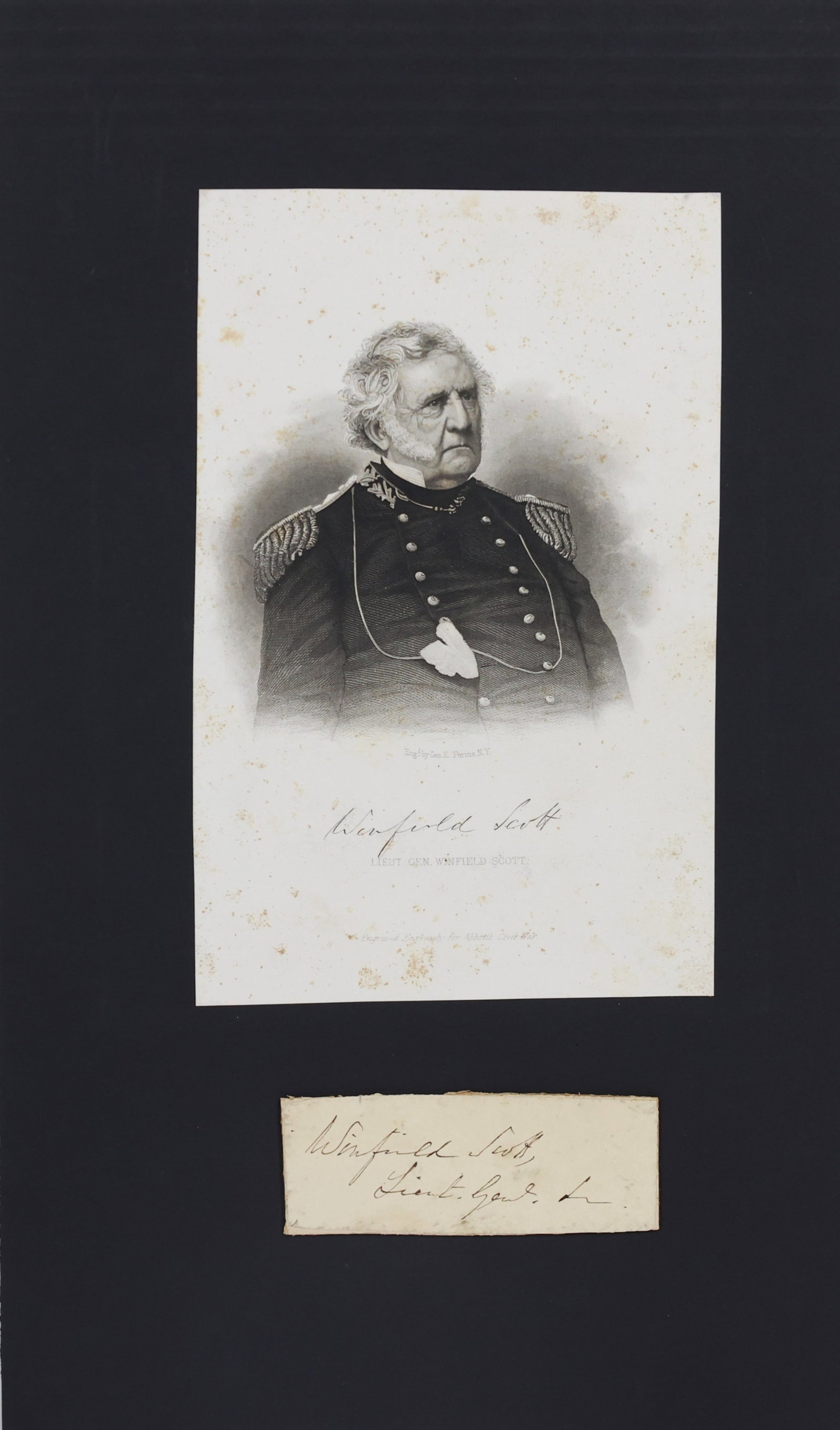 Autograph of General Winfield Scott (1 of 3)