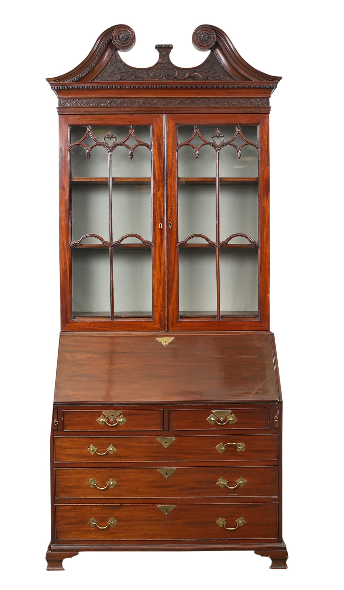 Georgian Style Secretary Bookcase (1 of 20)