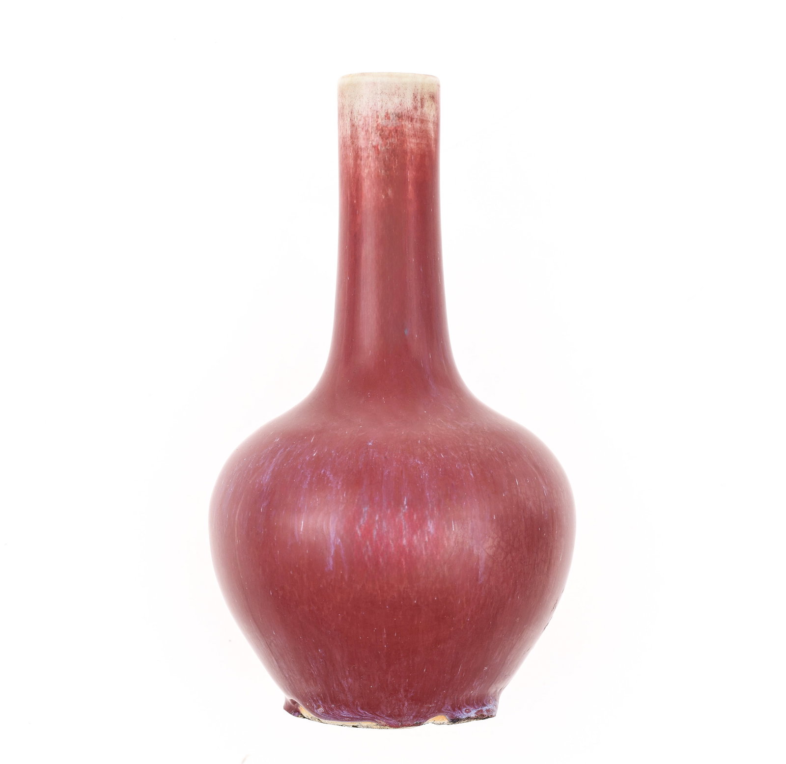 Chinese Oxblood Flambe Porcelain Vase (1 of 8)