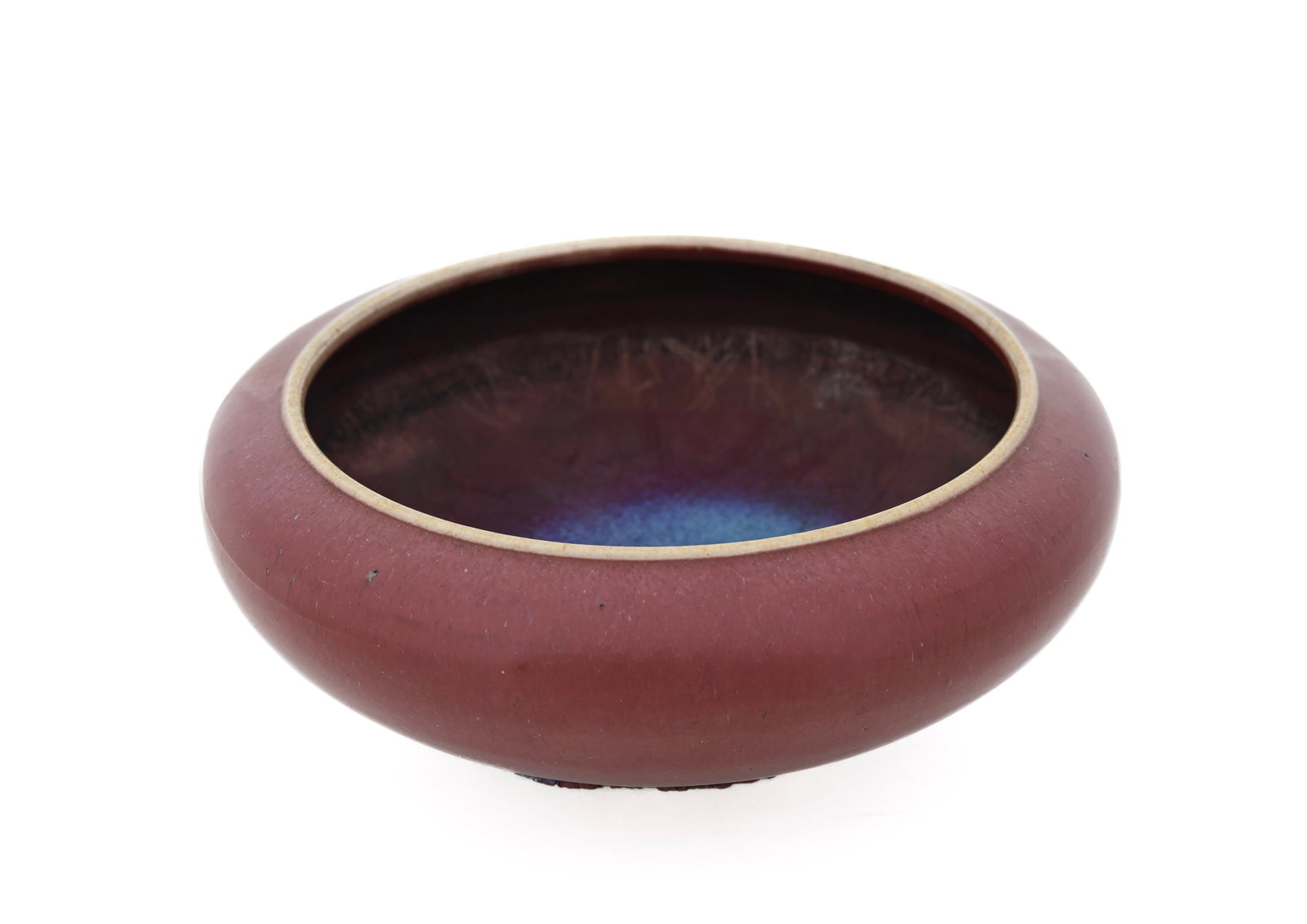 Chinese Oxblood Flambe Porcelain Brush Washer (1 of 8)
