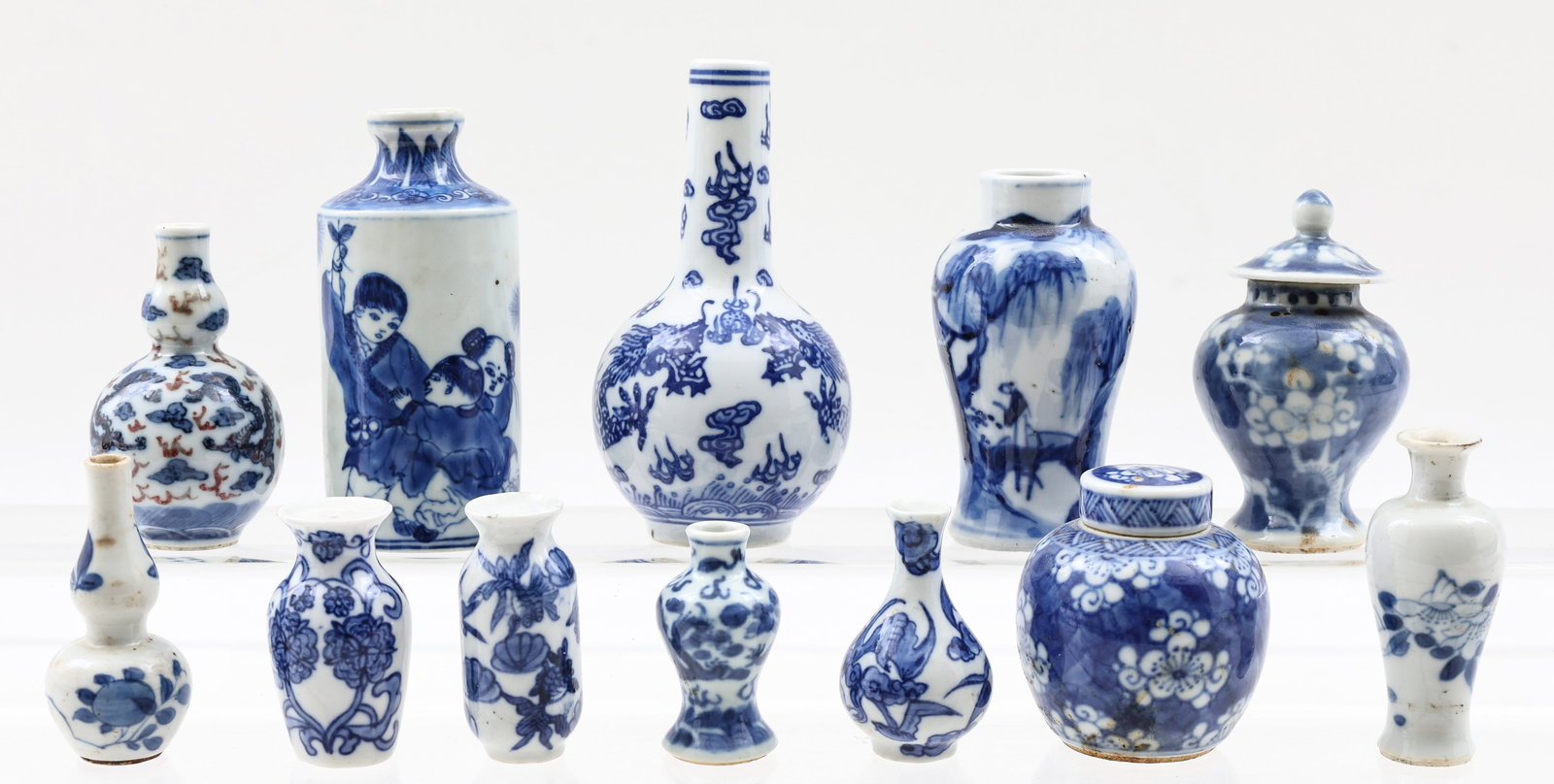 Chinese Porcelain Miniature Vases (1 of 11)