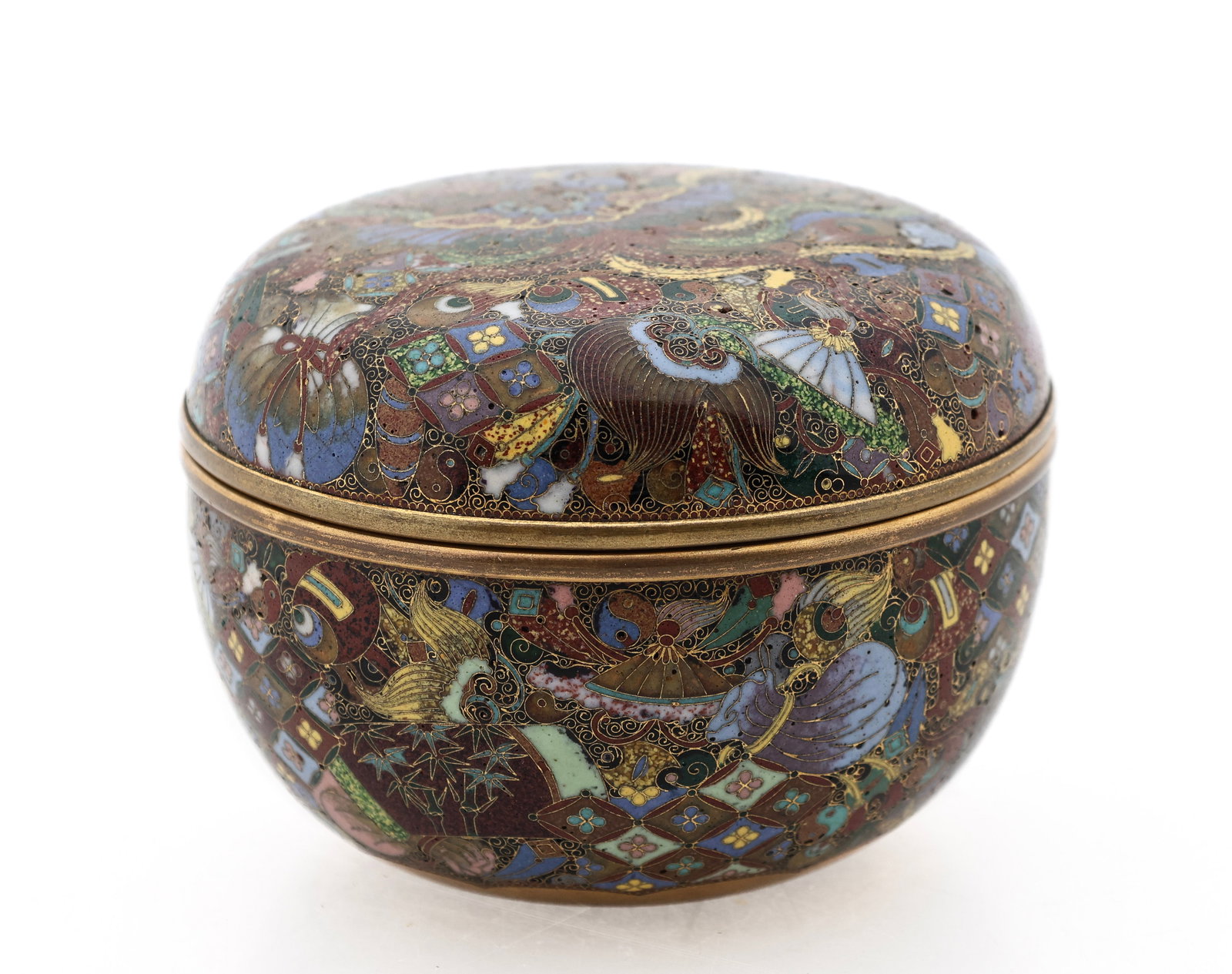 Japanese Cloisonne Box (1 of 8)