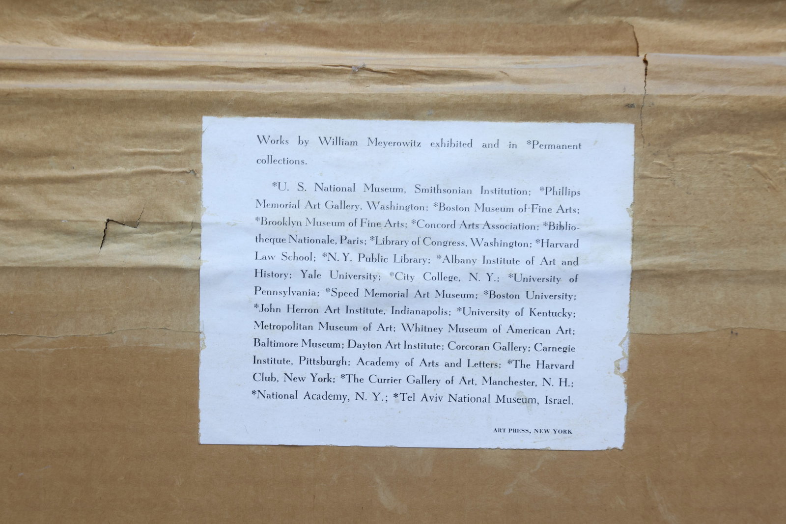 William Meyerowitz (1887 - 1981) - 5