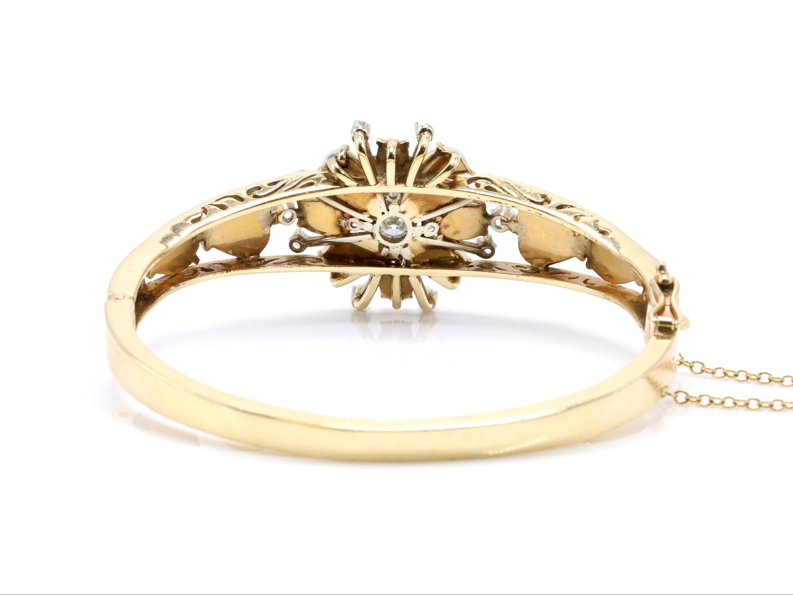 14k Opal Diamond Bracelet - 5