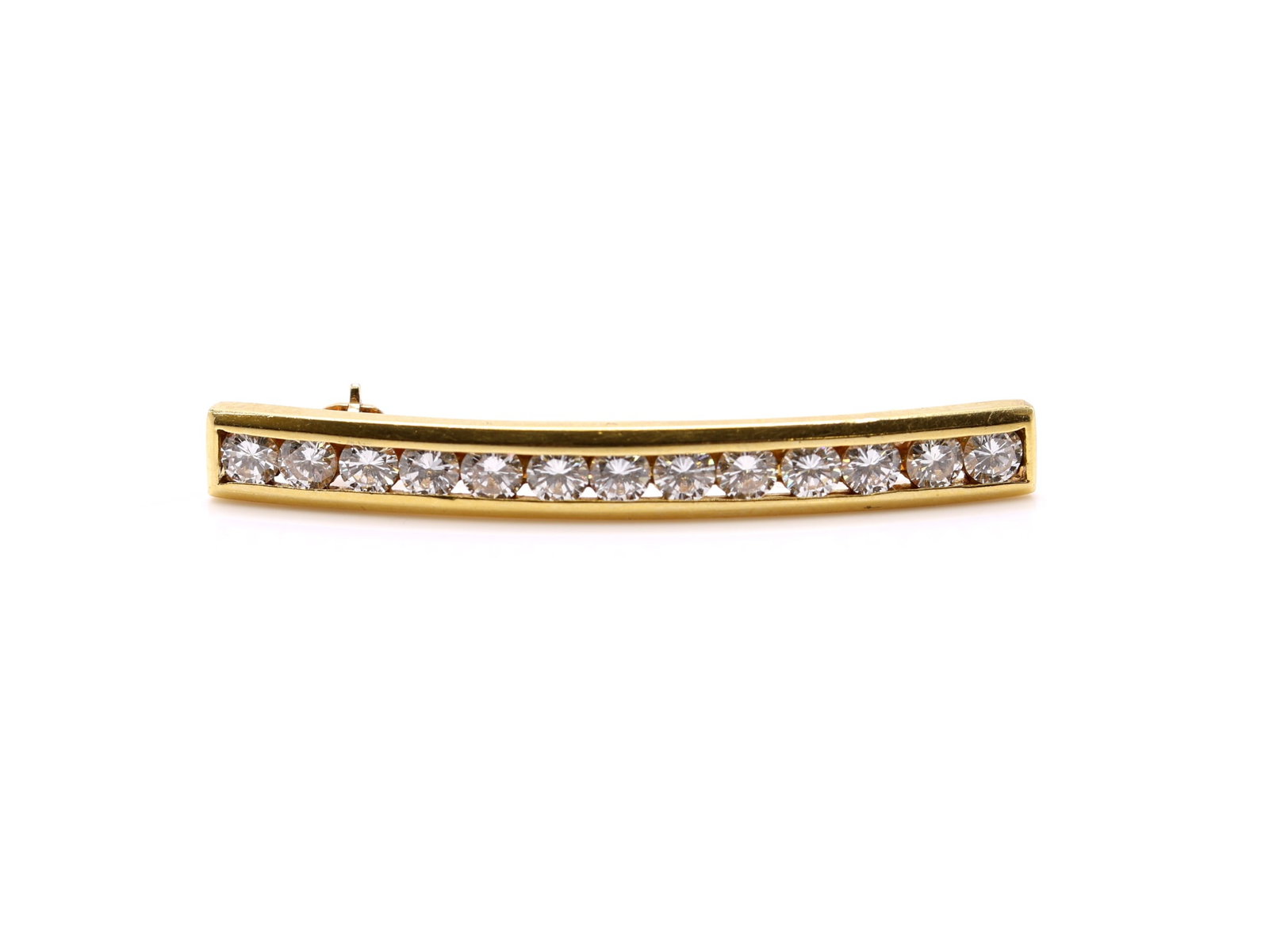 18k Diamond Pin - 2