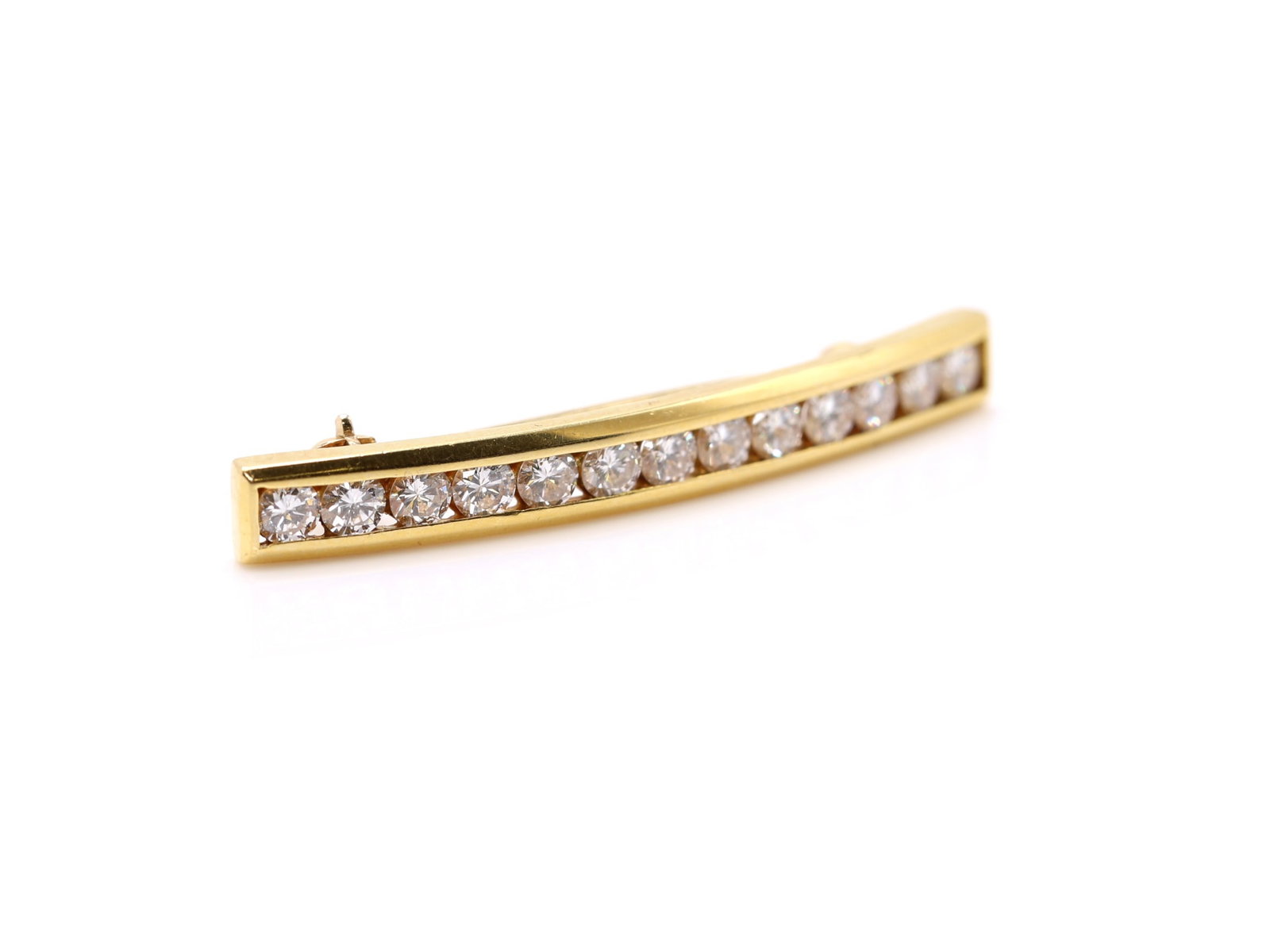 18k Diamond Pin - 3