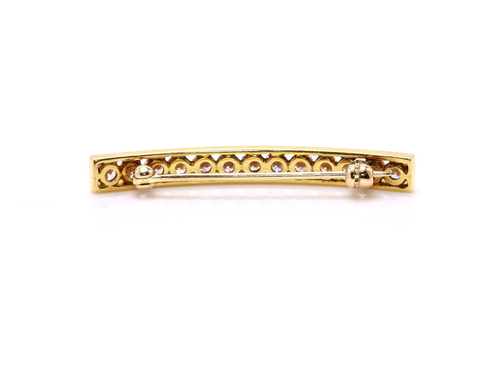 18k Diamond Pin - 4
