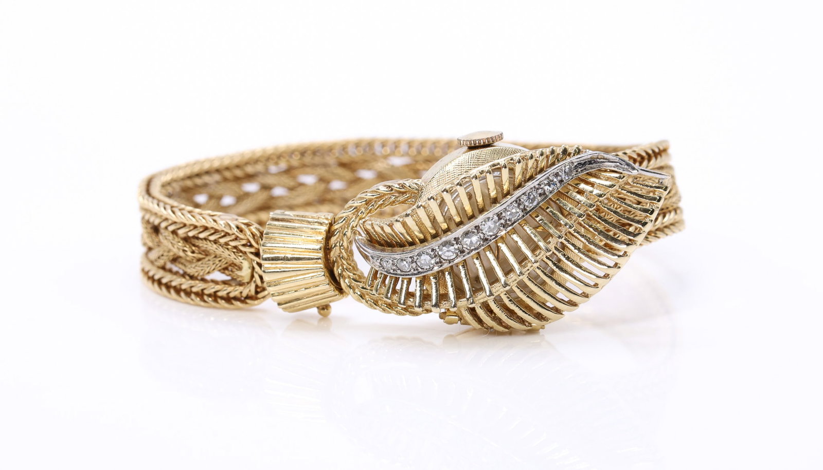 Le Cloche 14k YG Diamond Bracelet (1 of 7)