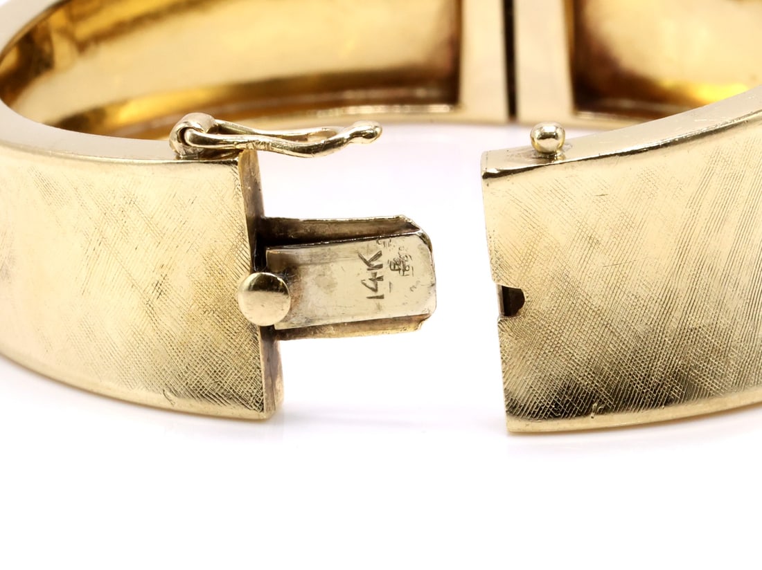 14k YG Bangle Bracelet - 6