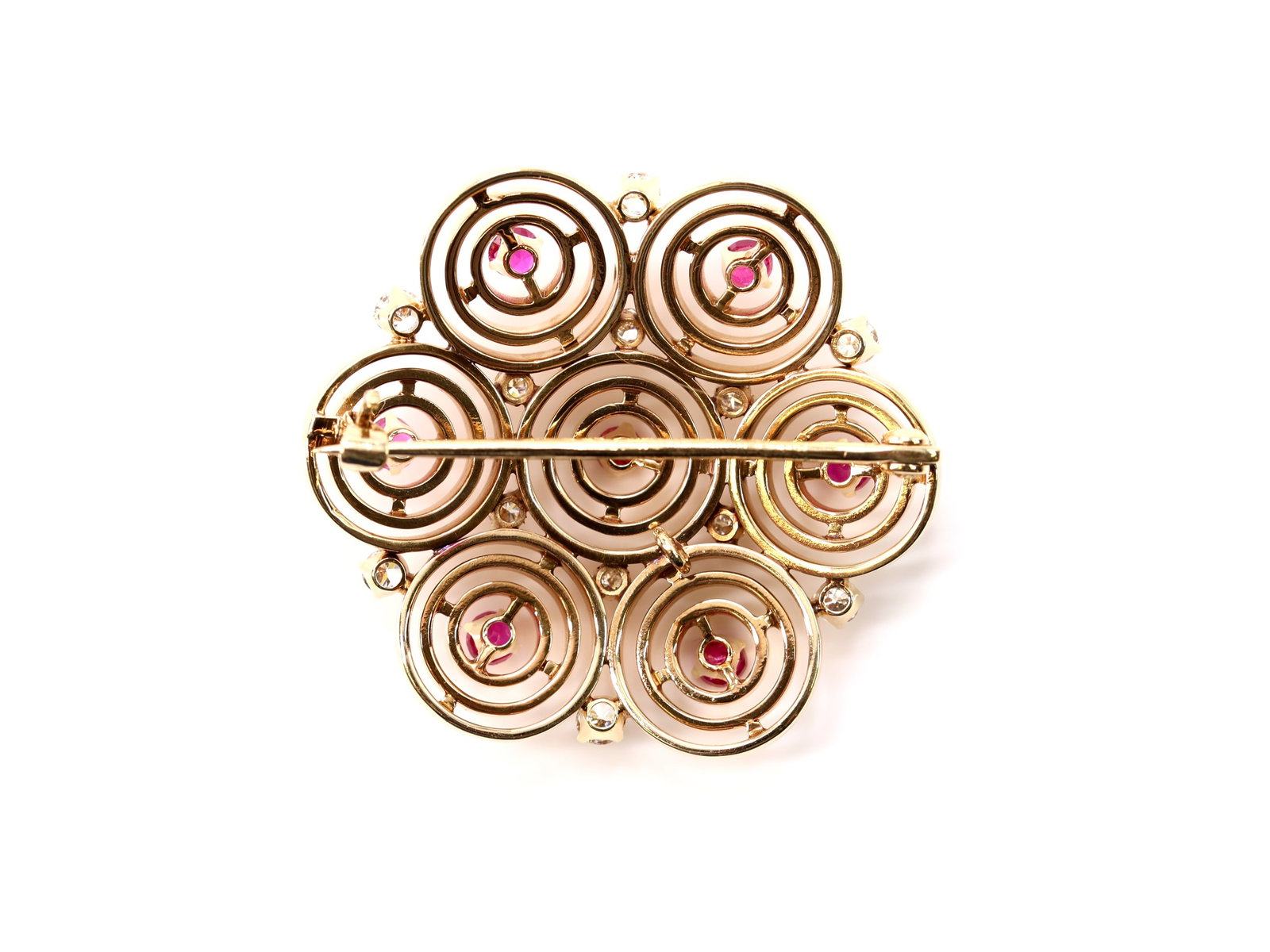 14k YG Ruby Pin - 2