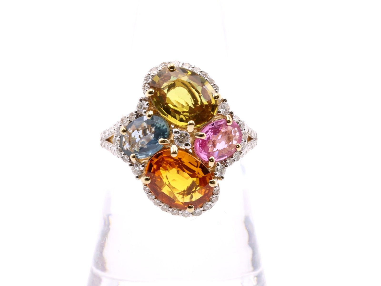 14K YG Sapphire Ring - 2