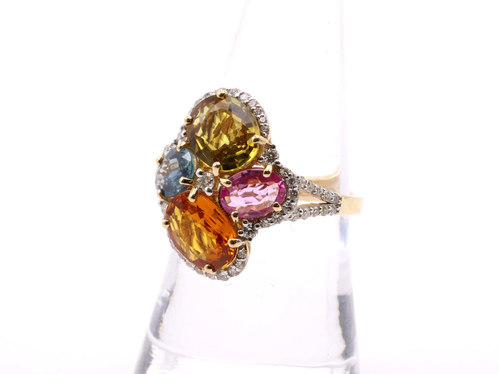 14K YG Sapphire Ring - 6