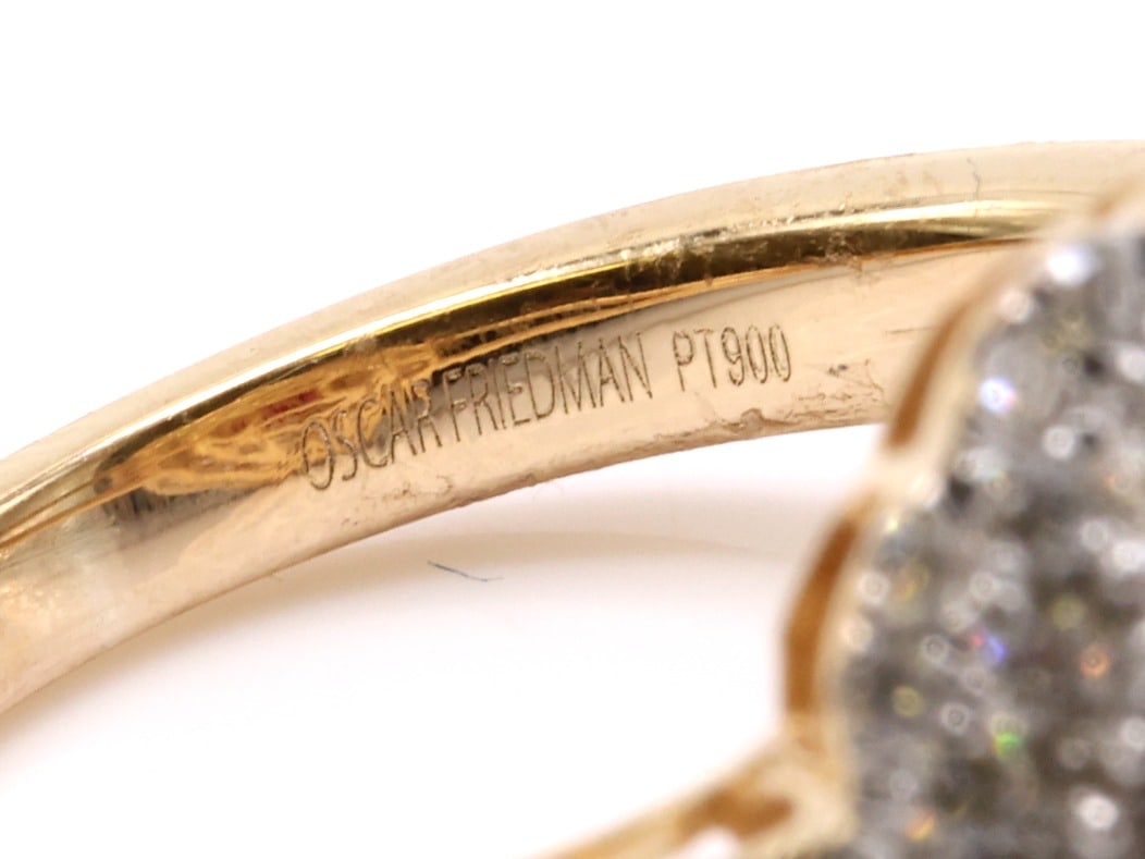 Platinum Ruby Diamond Ring - 8