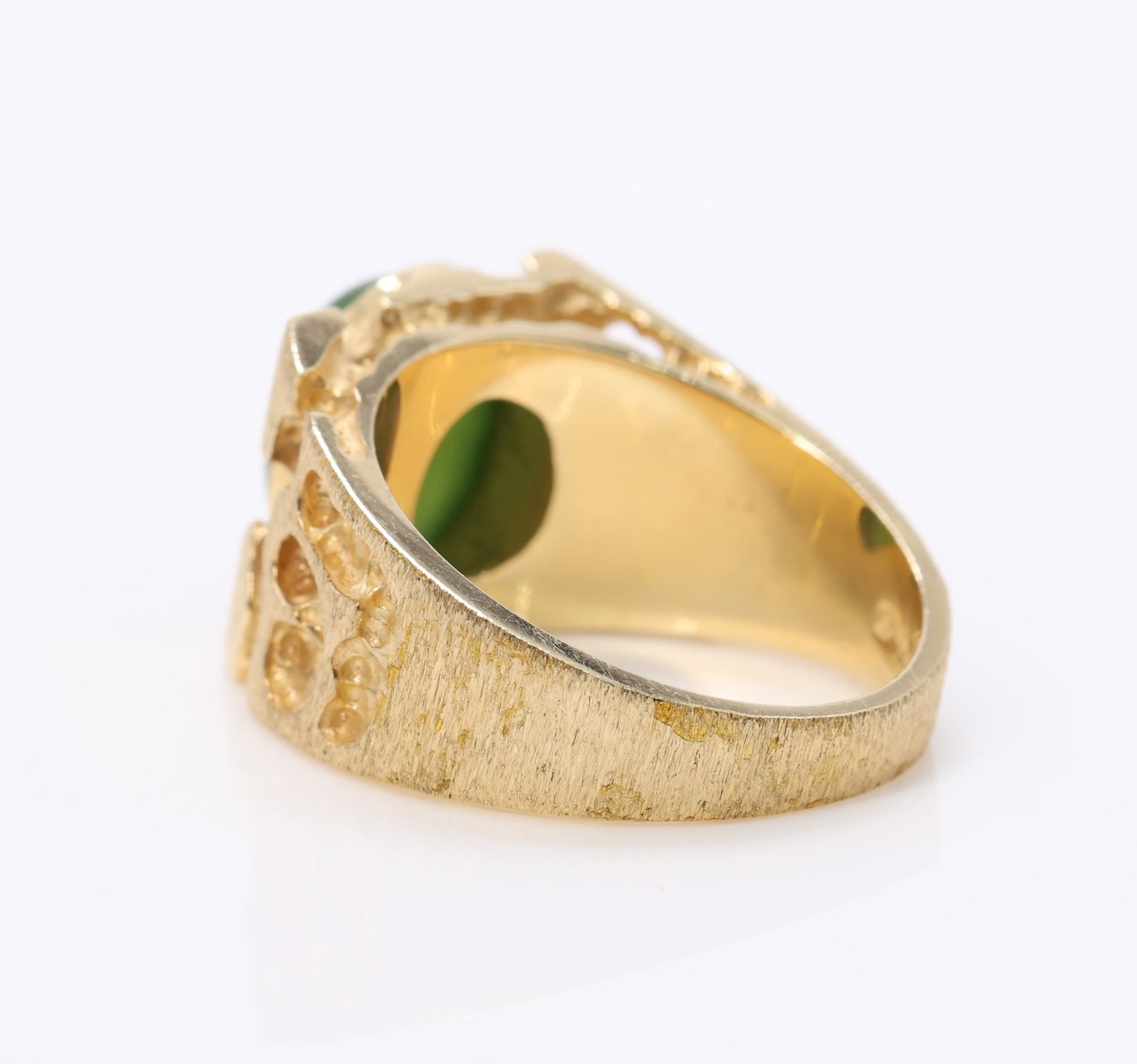 14k YG Jade Ring - 6