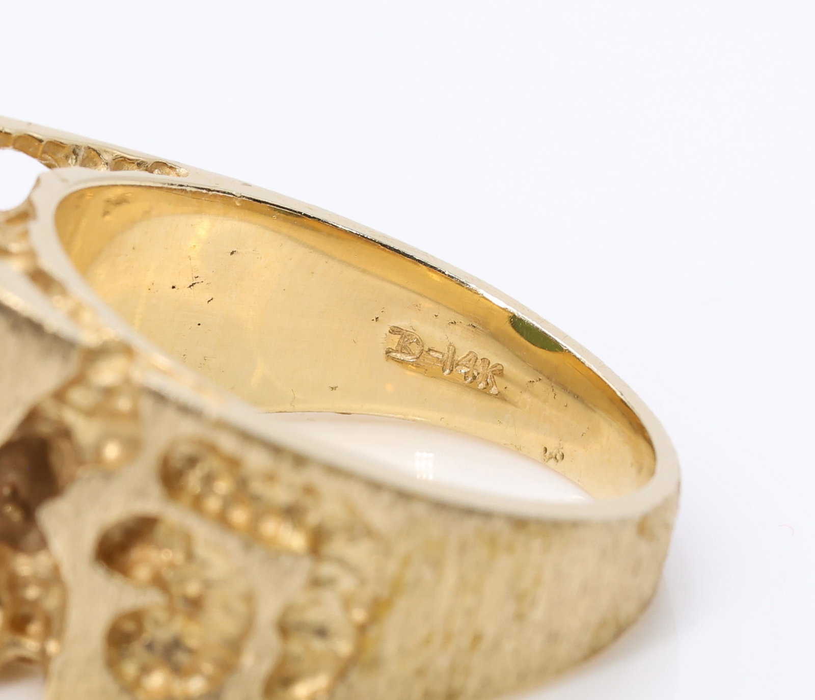 14k YG Jade Ring - 7