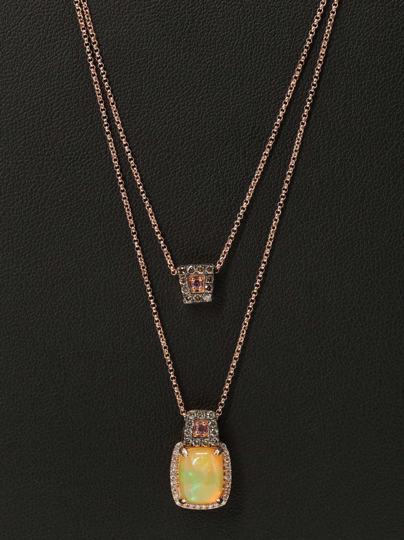 Le Vian 14k YG Neopolitan Opal Necklace (1 of 10)