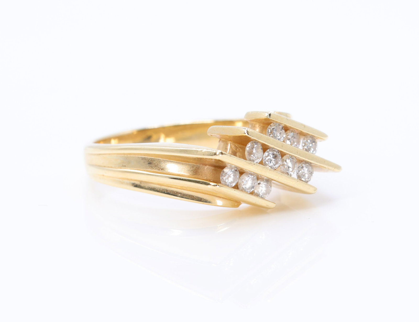 14k YG Diamond Ring - 3
