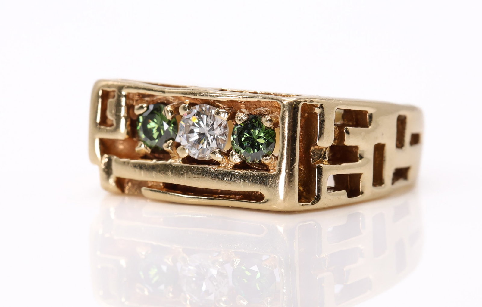 14k YG Diamond Ring - 2