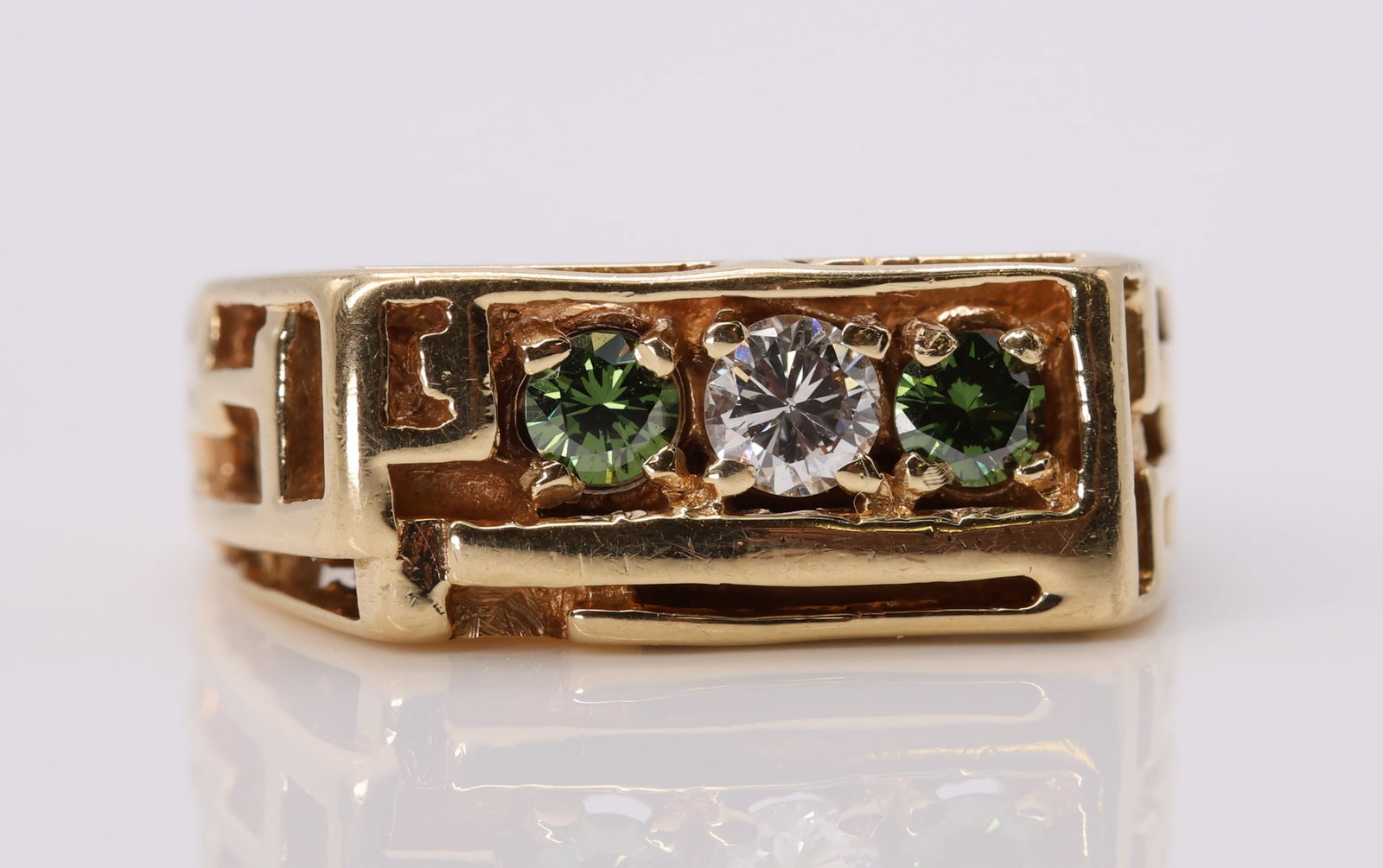 14k YG Diamond Ring - 3