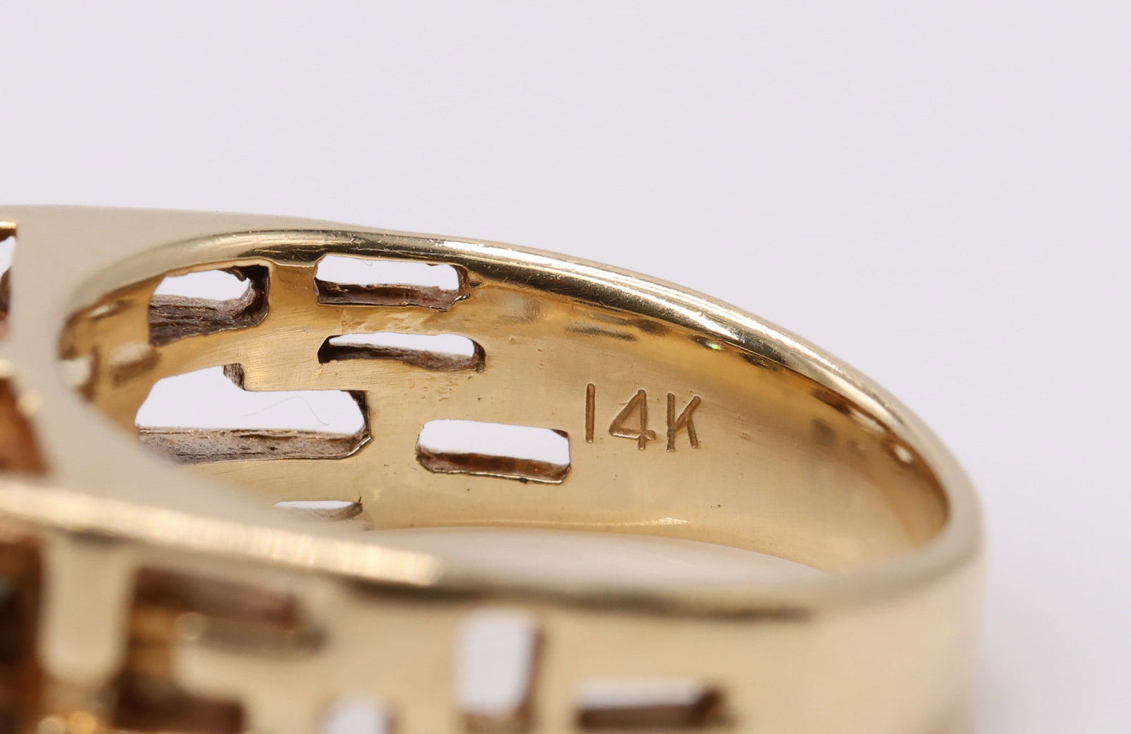 14k YG Diamond Ring - 4
