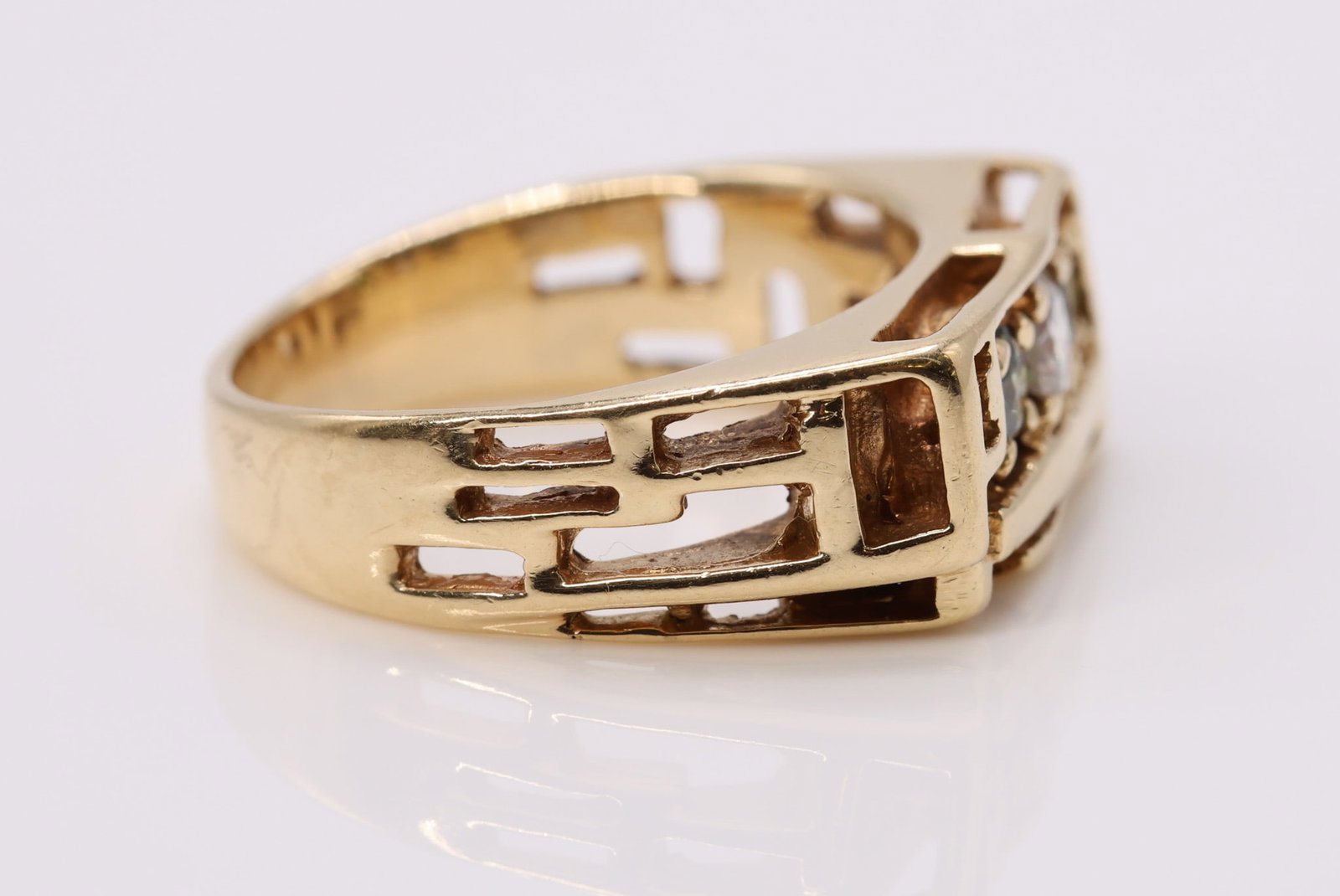14k YG Diamond Ring - 6
