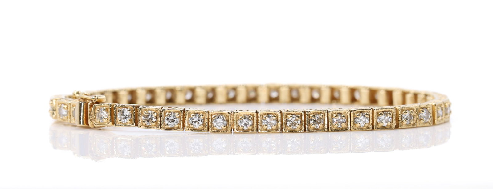 14k Diamond Bracelet (1 of 8)