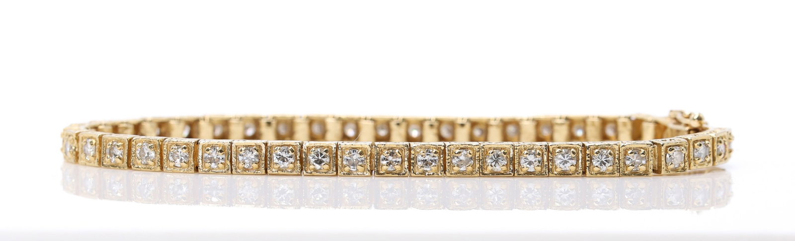 14k Diamond Bracelet - 2