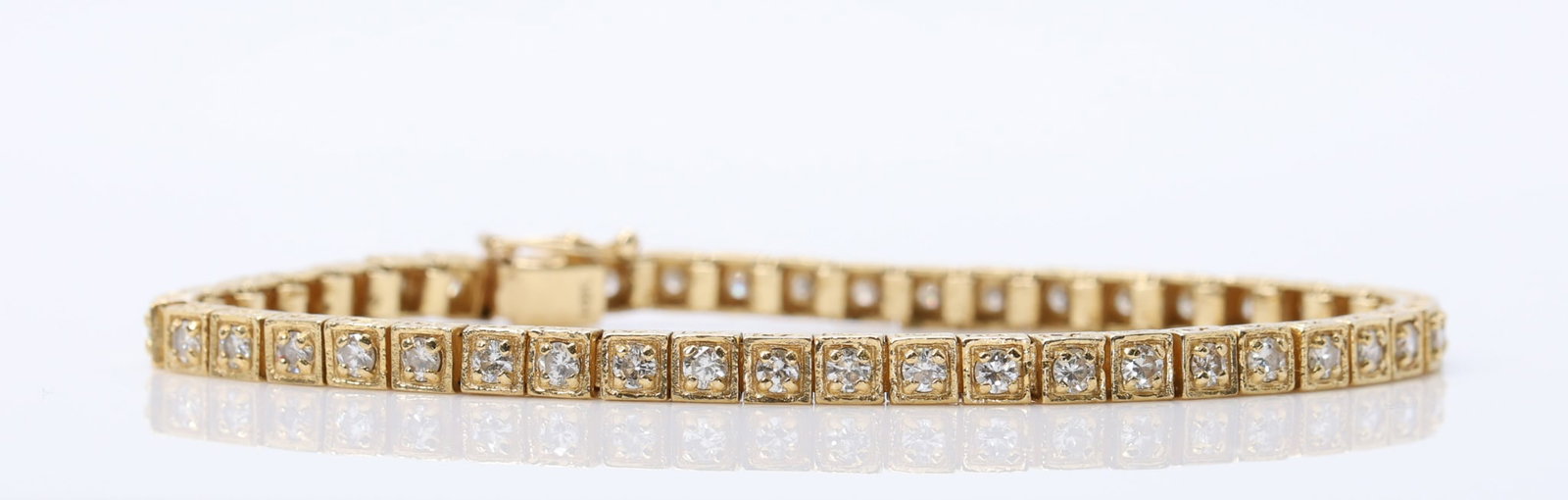 14k Diamond Bracelet - 3