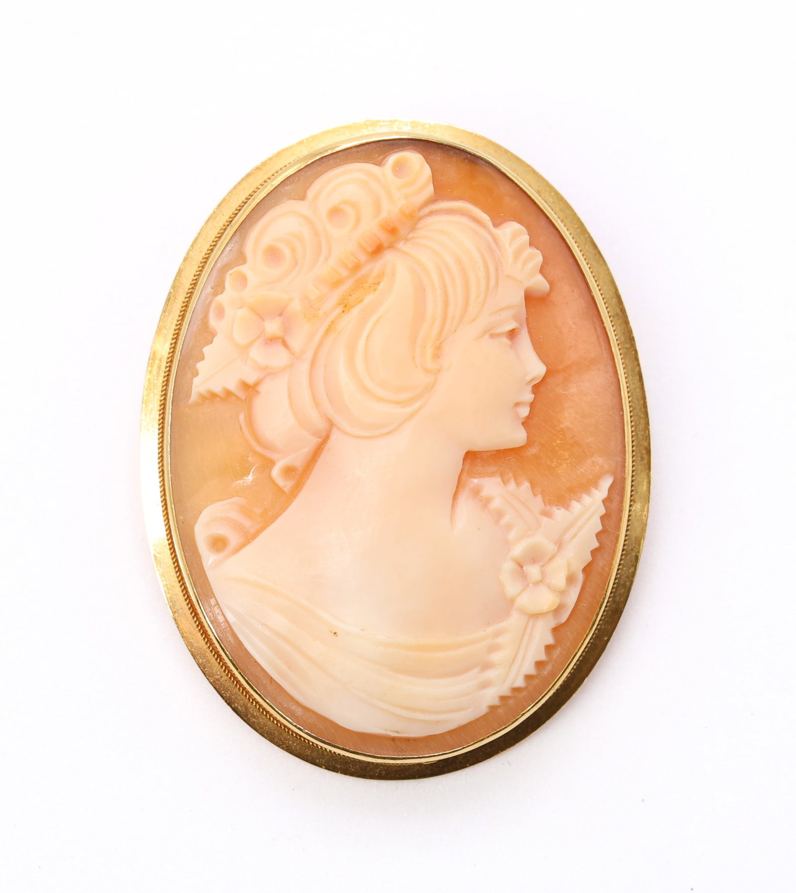 18k YG Cameo (1 of 4)