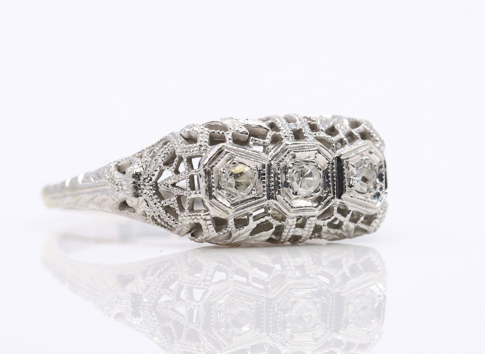14k YG Diamond Ring - 2