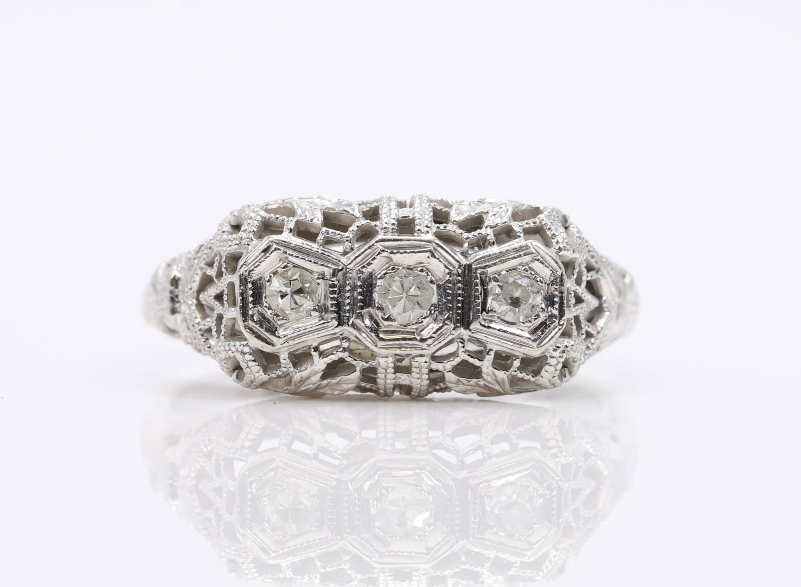 14k YG Diamond Ring - 3