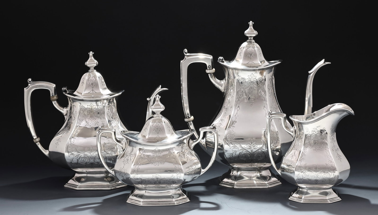 Reed and Barton Sterling Silver Tea and Coffee Service (1 of 19)