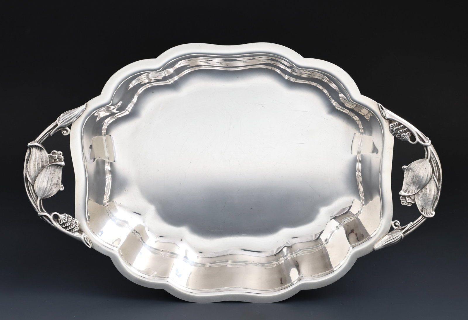 Durham "Blossom" Sterling Silver Serving Dish (1 of 6)