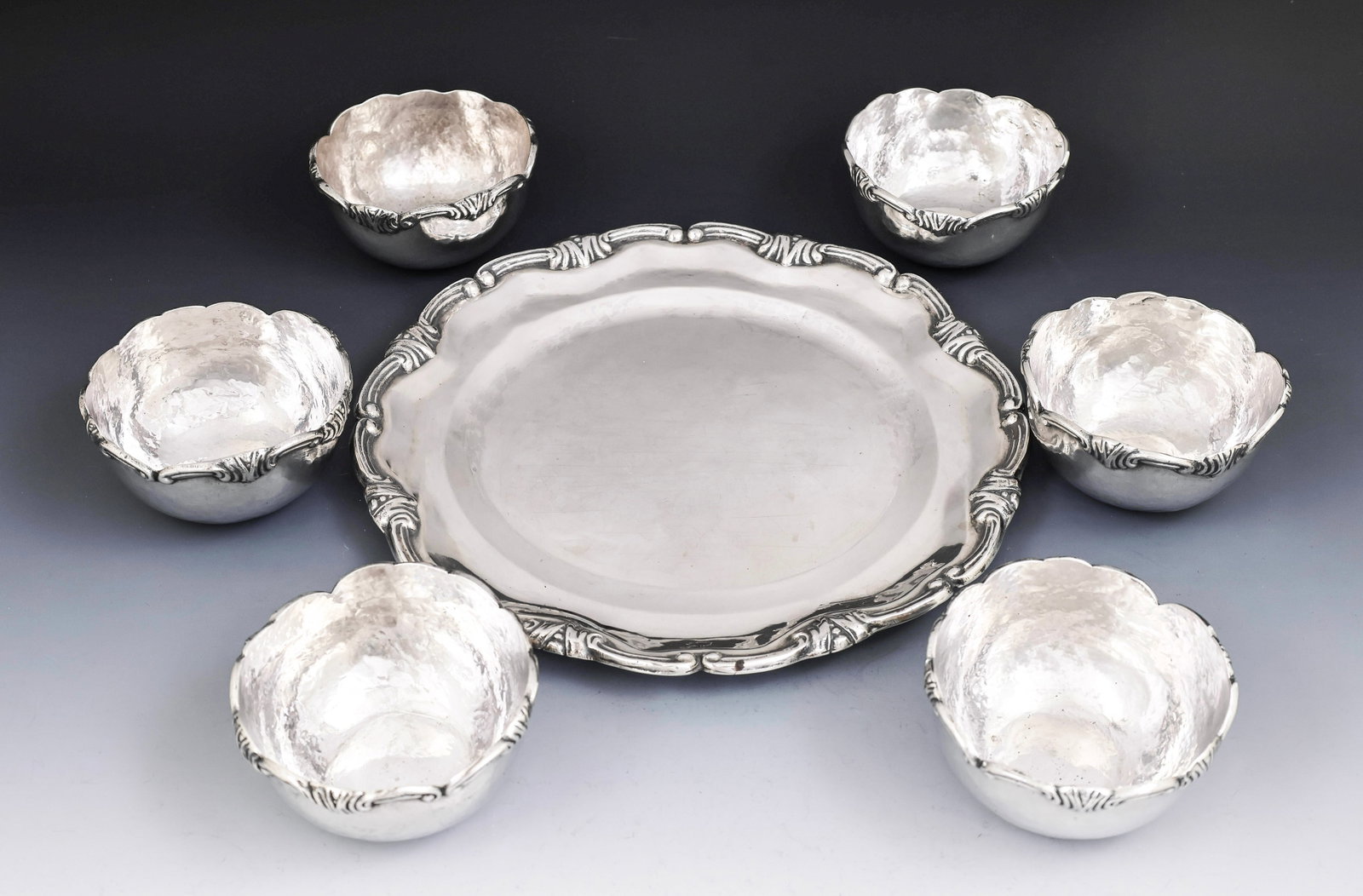 RMC Peru Coin Silver Ice Cream Serving Set (1 of 12)