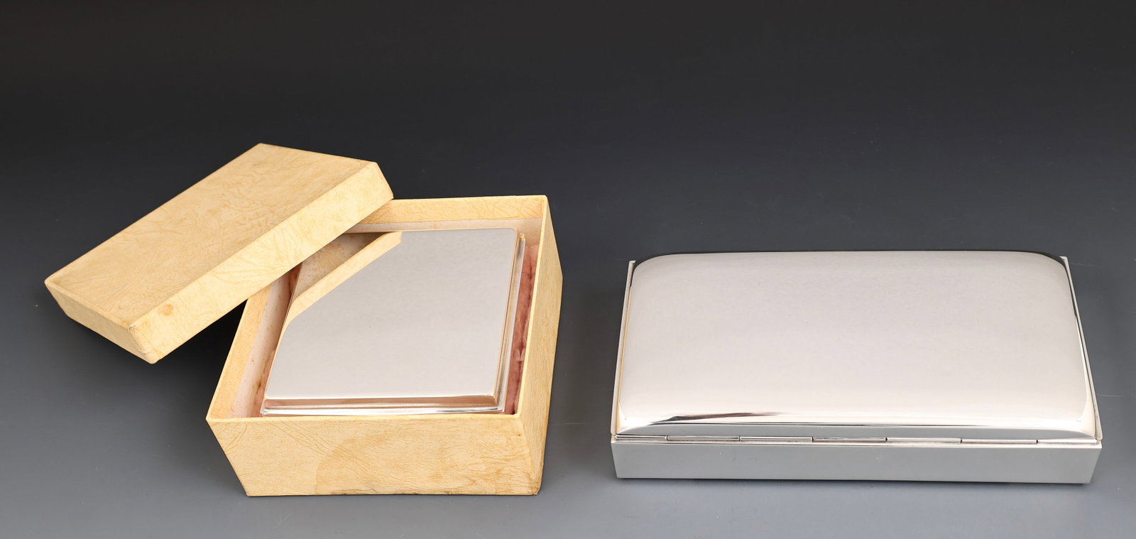 E. Dragsted Sterling Silver Cigarette Boxes - 11