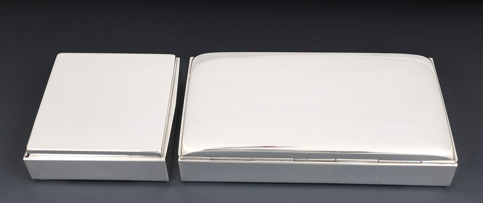 E. Dragsted Sterling Silver Cigarette Boxes - 6