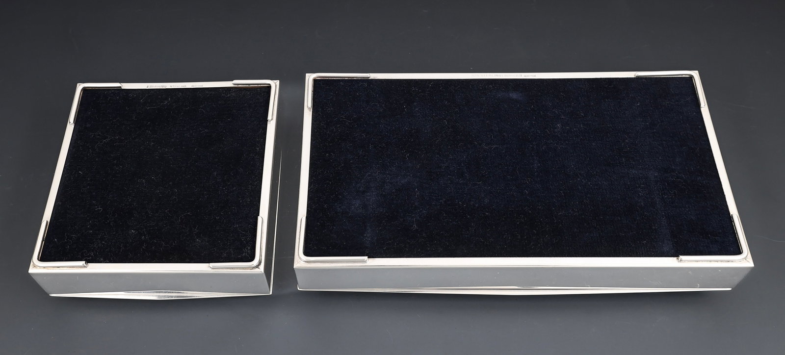 E. Dragsted Sterling Silver Cigarette Boxes - 8