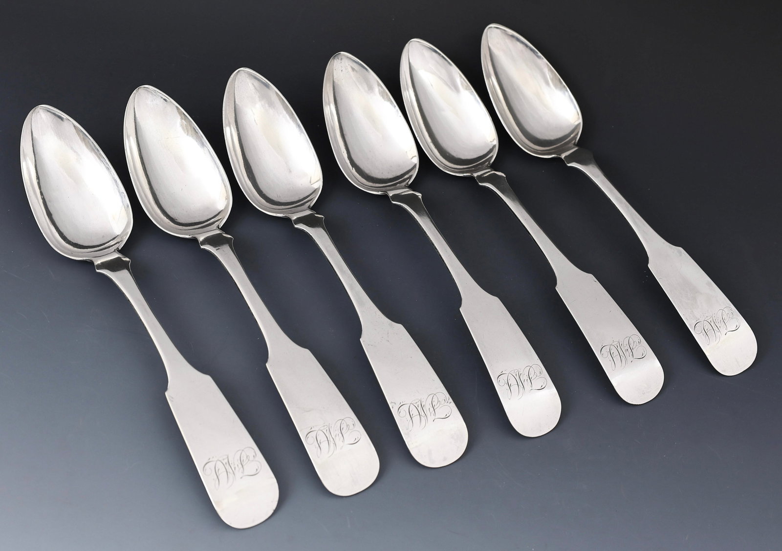 J.C. Farr American Coin Silver Tablespoons (1 of 5)