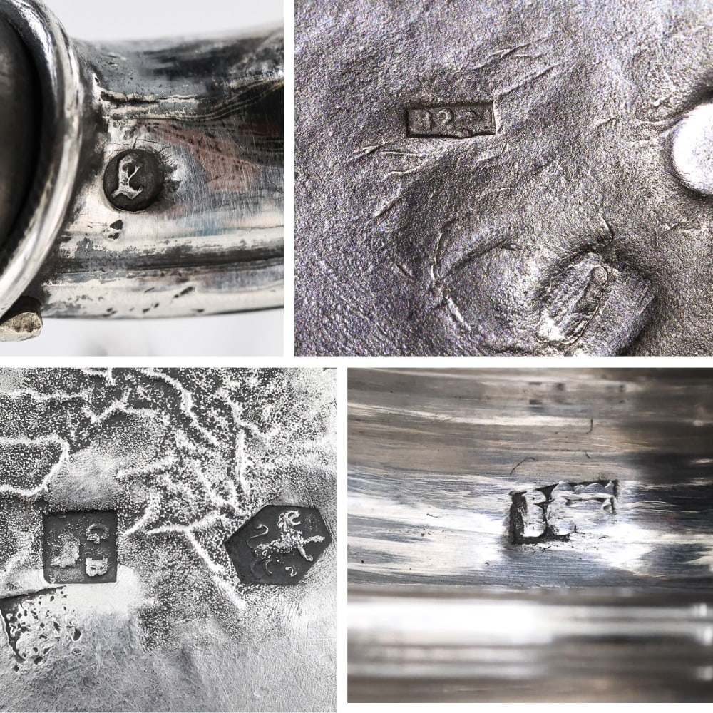 Dutch Silver Tea Wares - 15