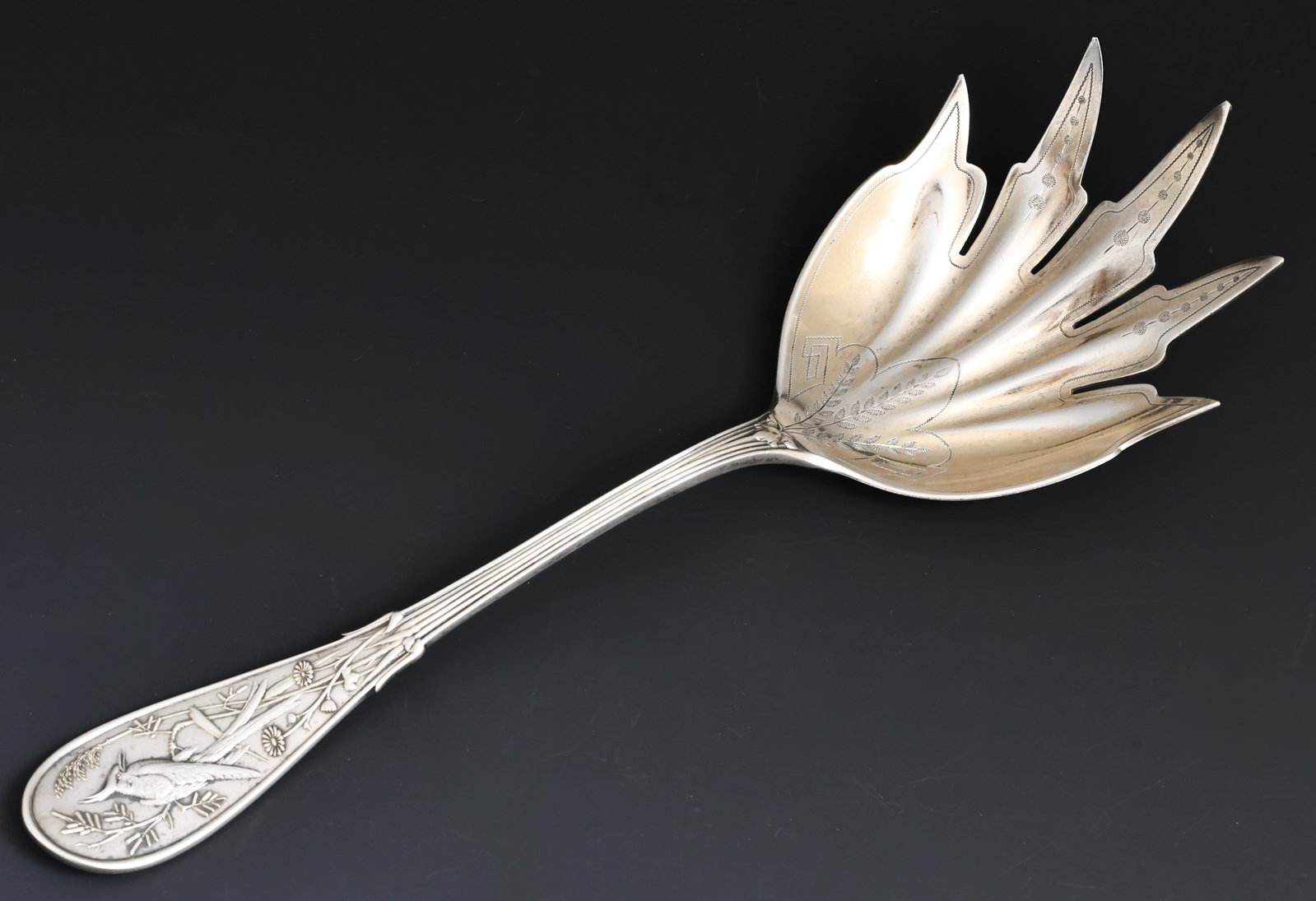 Tiffany "Japanese" Silver Macaroni Server (1 of 6)