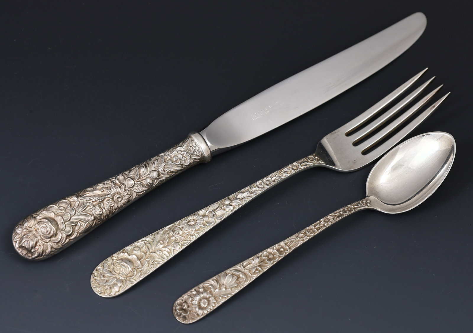 S. Kirk and Son "Repousse" Sterling Silver Flatware - 3