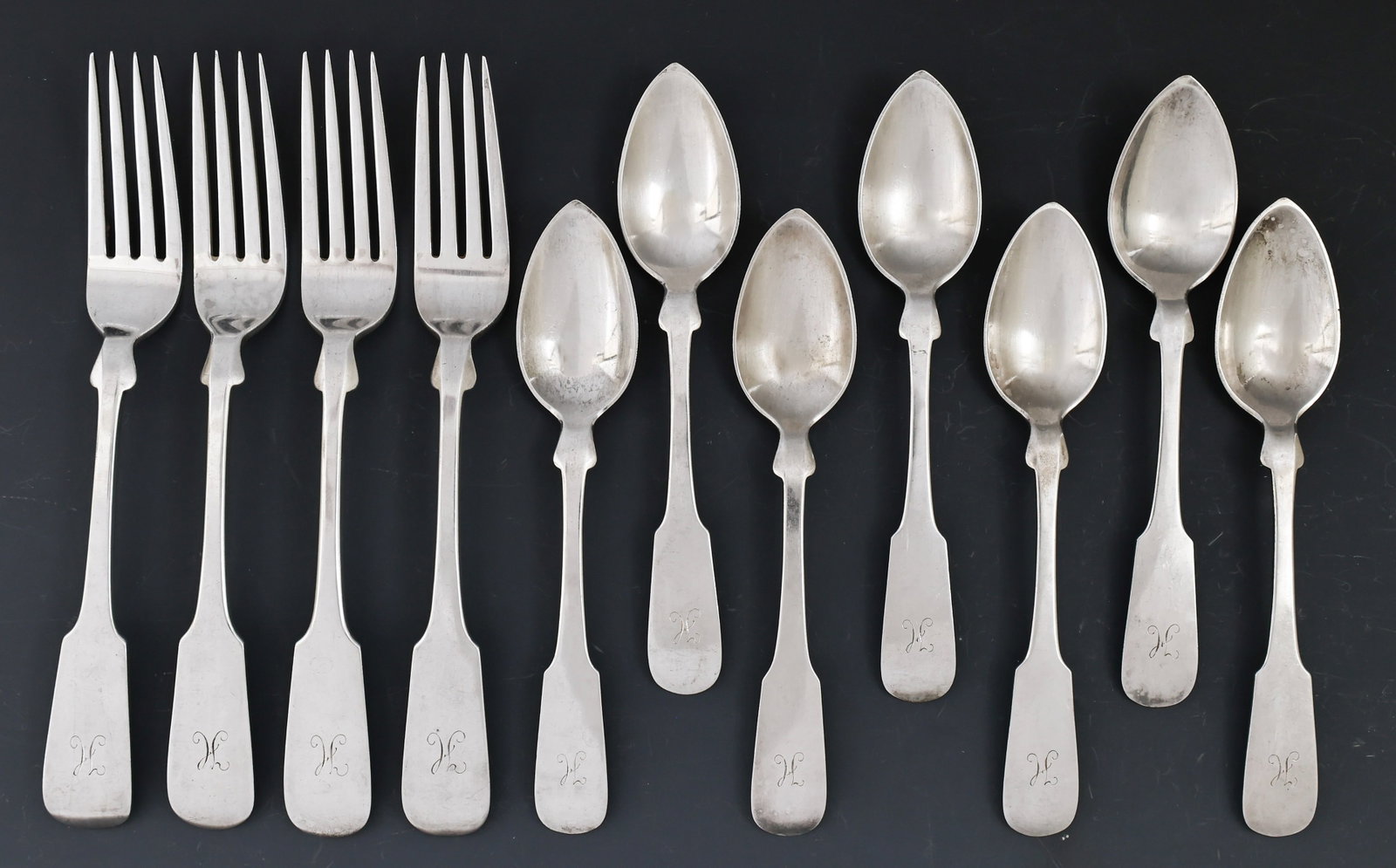 Old Newbury Crafters "Fiddleback" Sterling Silver Flatware (1 of 5)